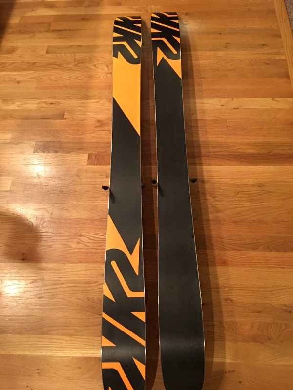 K2 Shreditor 112 skis, 169cm, Marker Griffon Bindings for