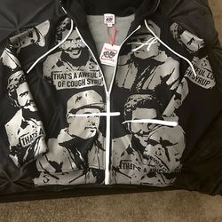 Asaali hoodie grey n black