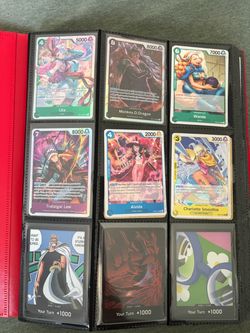 One Piece TCG Card Lot binder