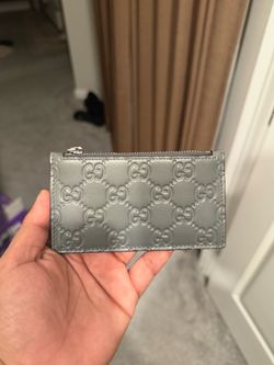 Gucci GG Embossed Leather Card Holder