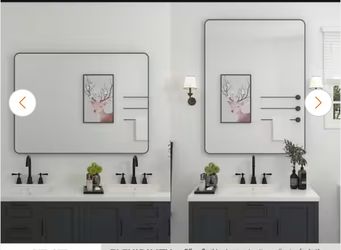 Framed  Mirror 24”x30 “ 