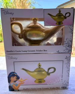 Disney Aladdin’s Genie Lamp Ceramic Trinket Box