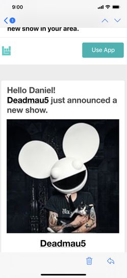 1-4 tickets. Deadmau5 Friday 2/7 Brooklyn