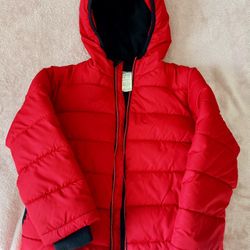 Faded Glory Fleece Line Puffer Jacket Size 6-7