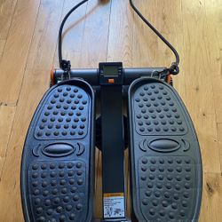 Stair Stepper with Resistance Bands