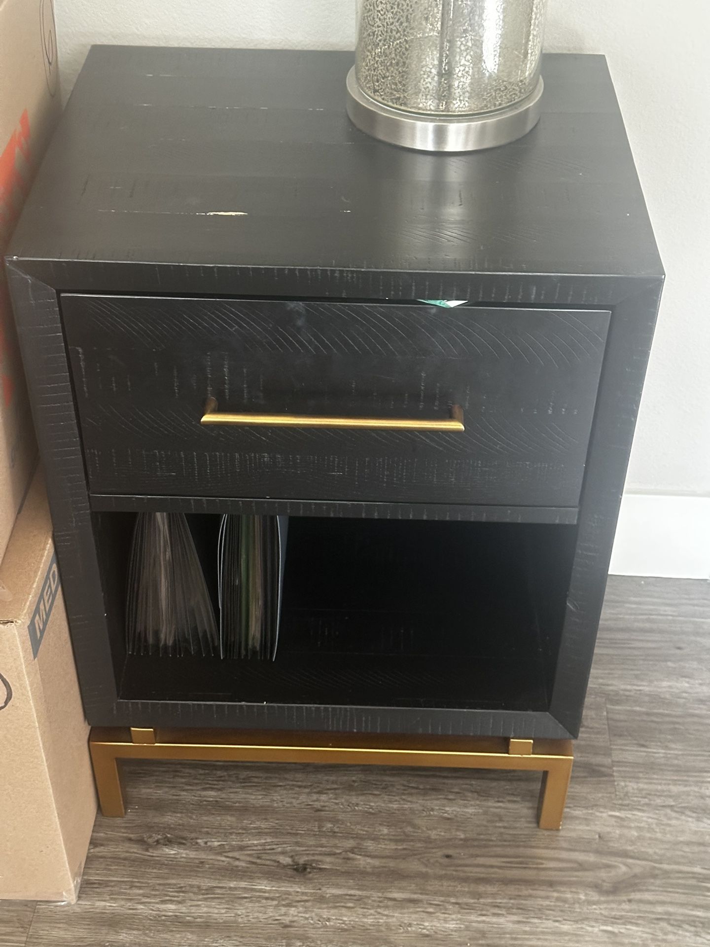 Black Side Table