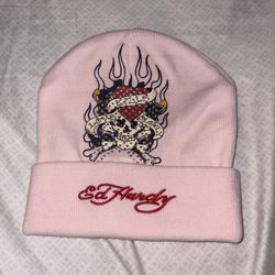 Ed hardy y2k “kills love slowly” beanie