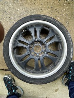 18 inch Black Rims & Tires