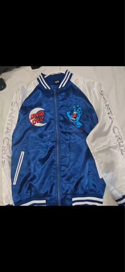 Santa Cruz baseball jacket silk bought from Japan vintage men size S