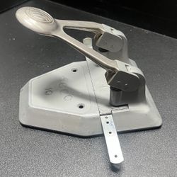 Vintage Antique ACCO Two Hole Puunch USA Brass Metal