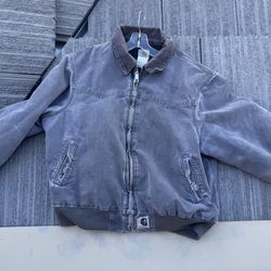 Grey Carhartt jacket size medium