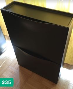 Shoe bins, Ikea, stackable