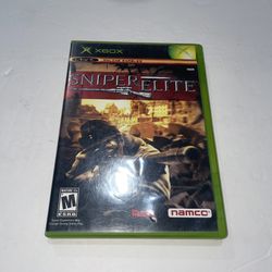 Original Xbox Sniper Elite Complete In Box 