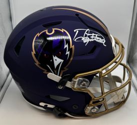 Derrick Henry Signed Baltimore Ravens Authentic Alternate SpeedFlex Helmet Auto