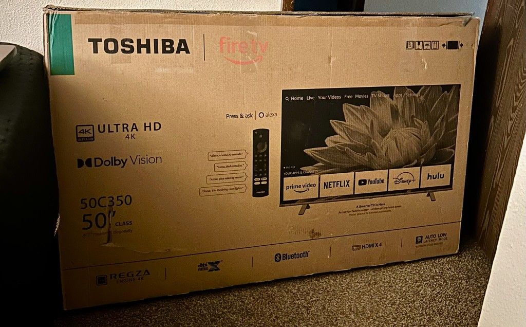 Toshiba 50" New In Box (Without Legs)