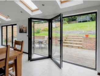 New bifold door, 4 panels