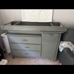 Dresser with Baby Charger On Top 