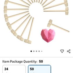 Craft Wooden Hammer Set