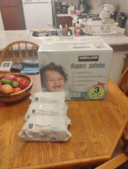 Kirkland Diapers & wipes