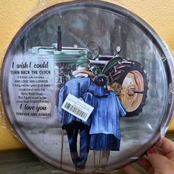 New - I wish I could turn back the clock quote tin 