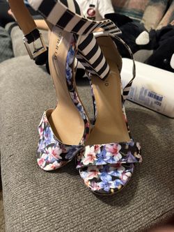 Torrid striped heels