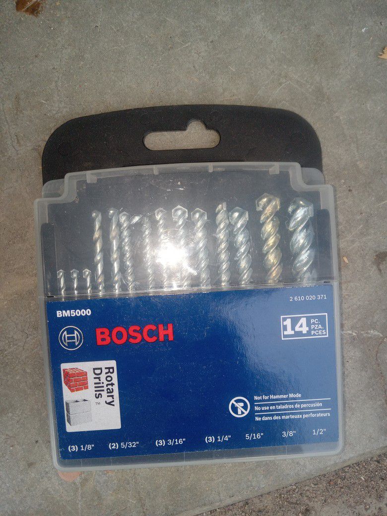 Bosch Rotary Drills 14 Piece Set