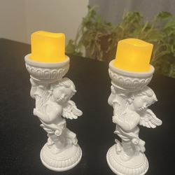 Beautiful Pair of Angel Tea light Statues for a Perfect Mother’s Day Gift 