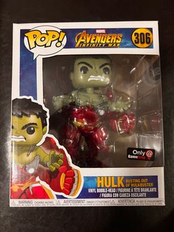 Funko Pop Hulk Busting Out of Hulkbuster #306