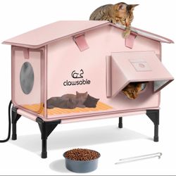 Cat Houses Outdoor, Heated, Weatherproof