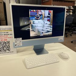 Apple iMac 24 inch 2023 8GB RAM 256GB Storage - Financing Available and includes Store Warranty!