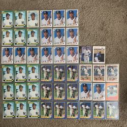 43 Bernie Williams New York Yankees  Rookie Baseball Cards Plus 4 Others Look New