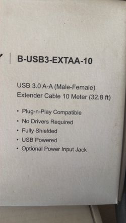 USB cable 32 foot $40