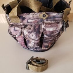 Canvas BreakUp Infinity Camo Hand or Shoulder Carry Bag Unused