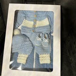 Baby Boy Crochet Set !