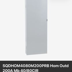 200A Square D Homeline Outdoor Electrical Panel 40/80