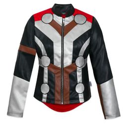 Mighty Thor Love And Thunder Faux Leather Jacket Disney Marvel