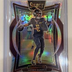 2024 Panini Select - Concourse Jayden Daniels #26 Silver Prizm Die-Cut (RC) 🔥