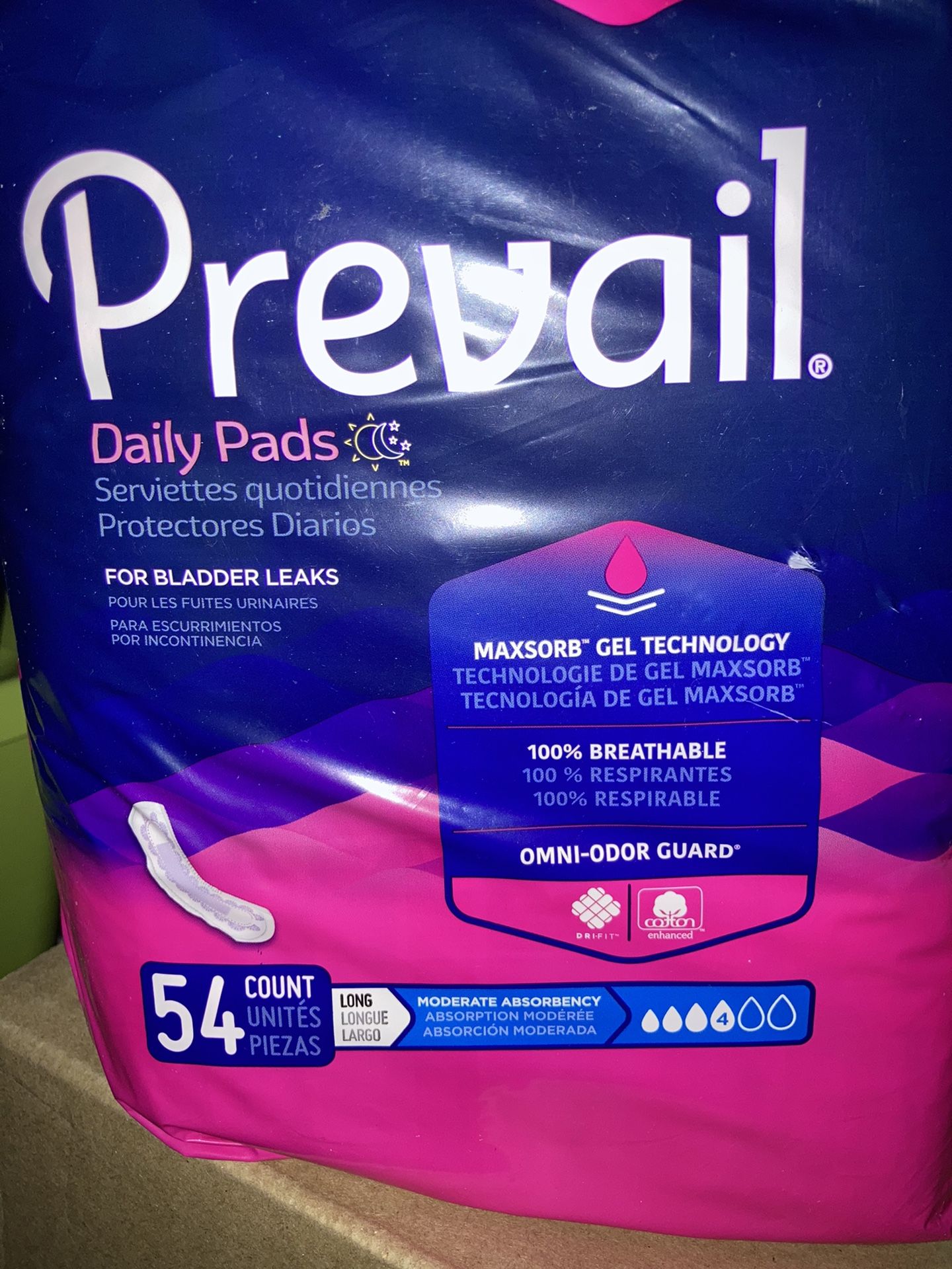 Prevail In Continence Pads