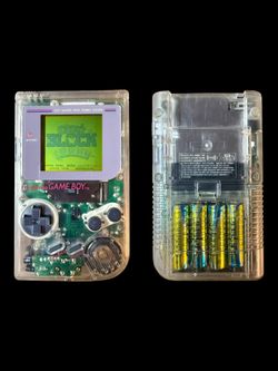 Game Boy DMG-01 Clear Shell Original Screen Fully Tested Working Console