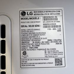 LG French Door Refrigerator – Model LMXS28626S – Stainless Steel