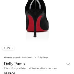 RED BOTTOM Christian Louboutin "Dolly" High Heels Pumps Shoes [Sz 38]