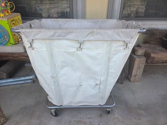 Commercial Laundry Cart on Wheels