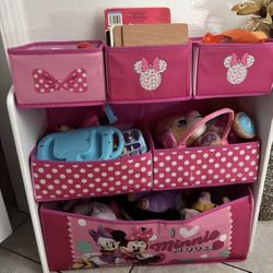 Minnie mouse toy organizer