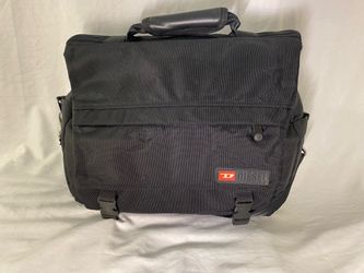 Diesel Black Nylon Messenger Bag