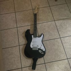 Donner Black And White Guita