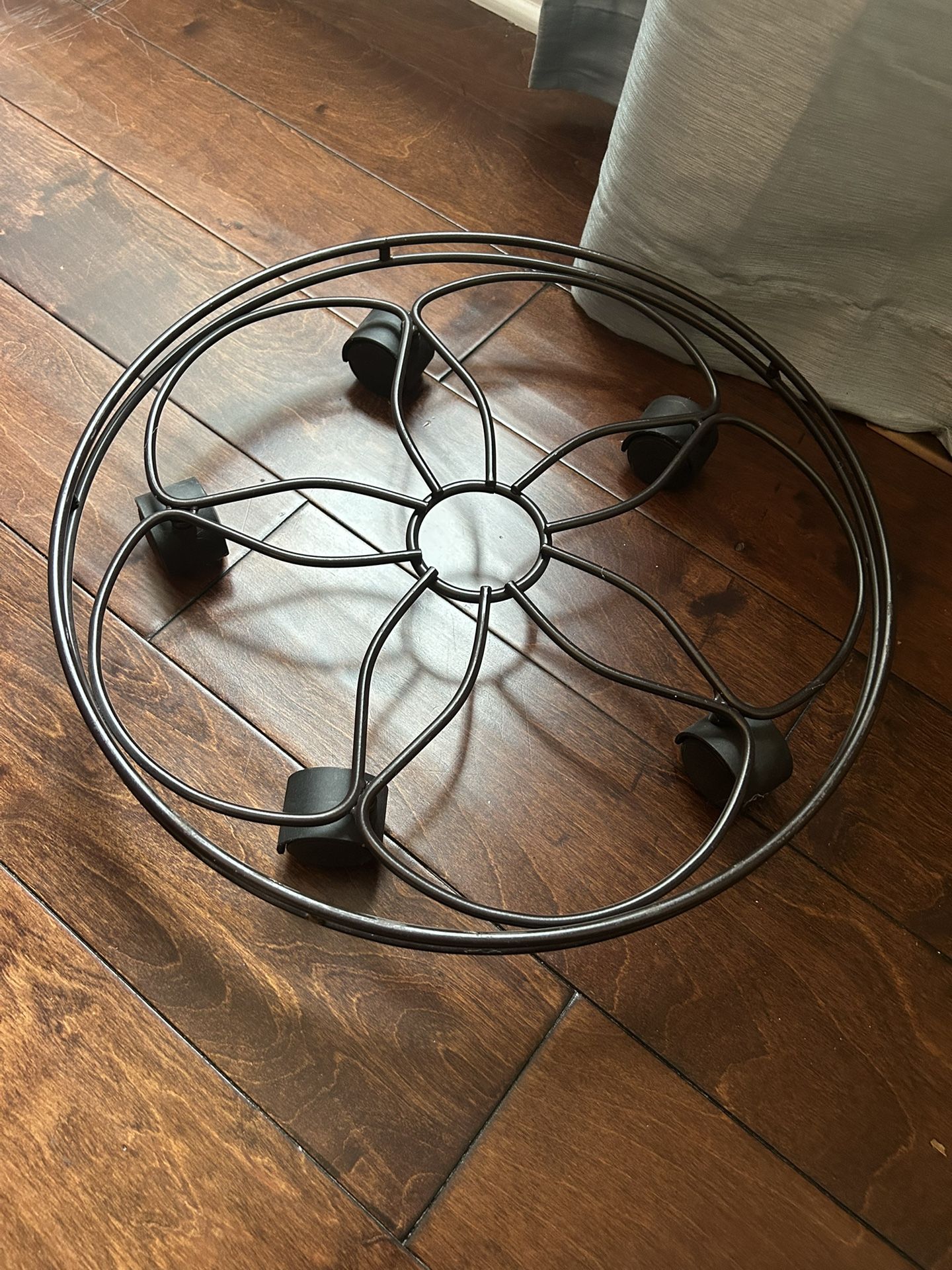 Metal Plant Caddy W/ Wheels