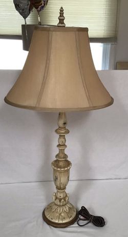 Buffet Table Lamp With Shade Ornate Distressed Finish Sterling Industries