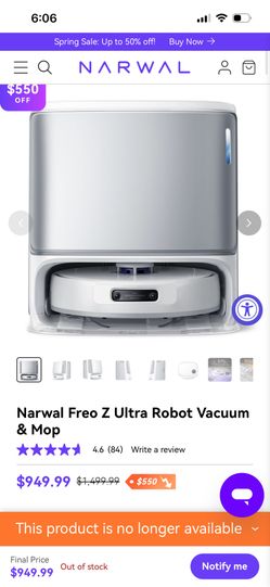 Narwal Freo Z Ultra Robot Vacuum And Mop