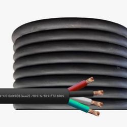 64100 100' 6/4 SOOW Wire Cord Cable Portable Power 6 Gauge 4 Conductor