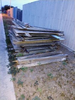 Free used fence wood.